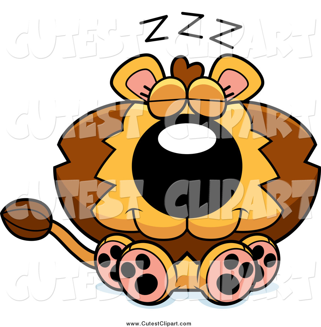 1024x1044 Cartoon Vector Clip Art Of A Cute Sleeping Lion By Cory Thoman