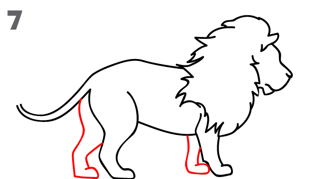 640x364 How To Draw A Lion