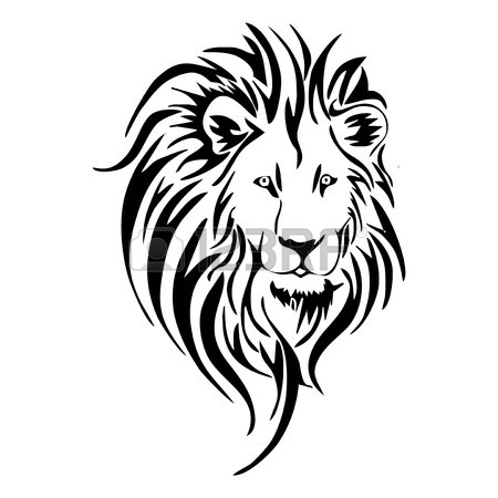 450x450 Lion Head Tattoo Royalty Free Cliparts, Vectors, And Stock