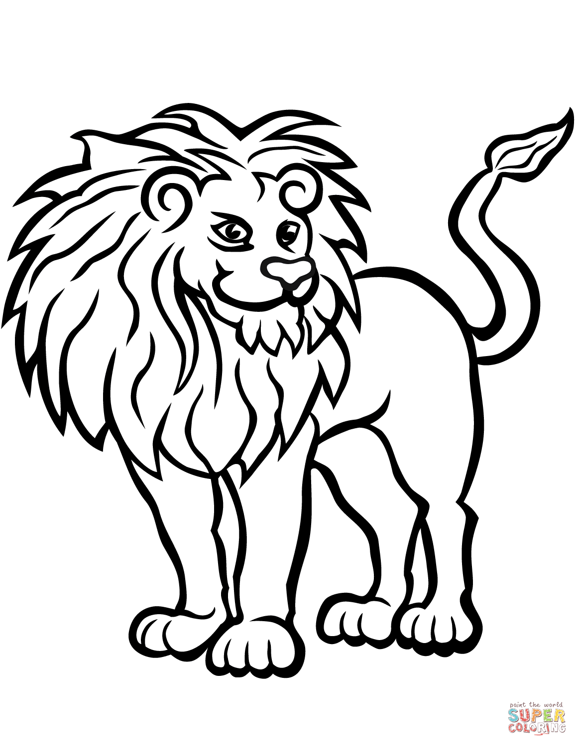 1159x1500 African Lion Coloring Page Free Printable Coloring Pages