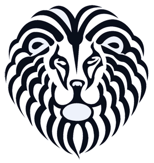 310x328 Welcome Lion ~ Leo ~ Line Drawing