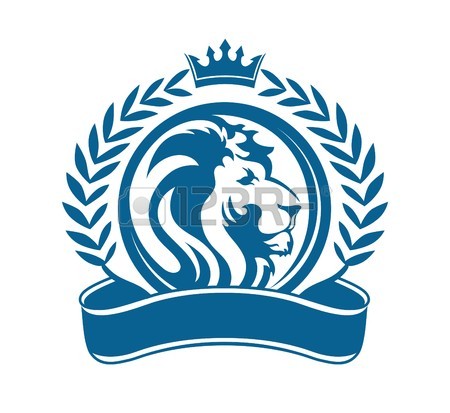 450x413 Design Vector Lion Head And Grain Vintage Royalty Free Cliparts