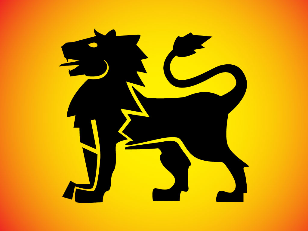 1024x768 Heraldic Lion Vector