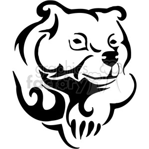 300x300 Royalty Free Bear Logo Design 385461 Vector Clip Art Image