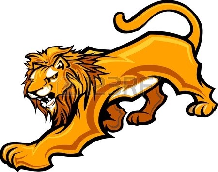 Lion Mascot Clipart
