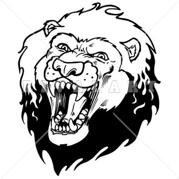 361x361 Mascot Clipart Image Of A Mean Pouncing Lion Lion Clip Art