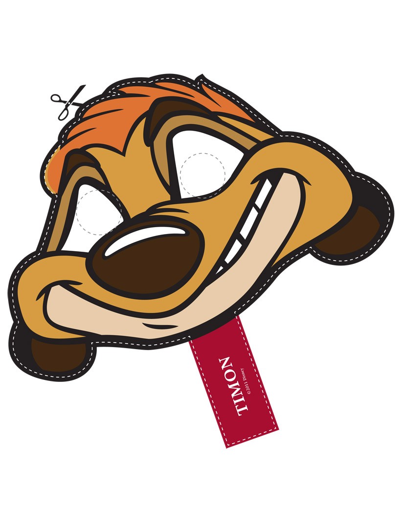 820x1060 How To Craft Lion King Timon's Mask