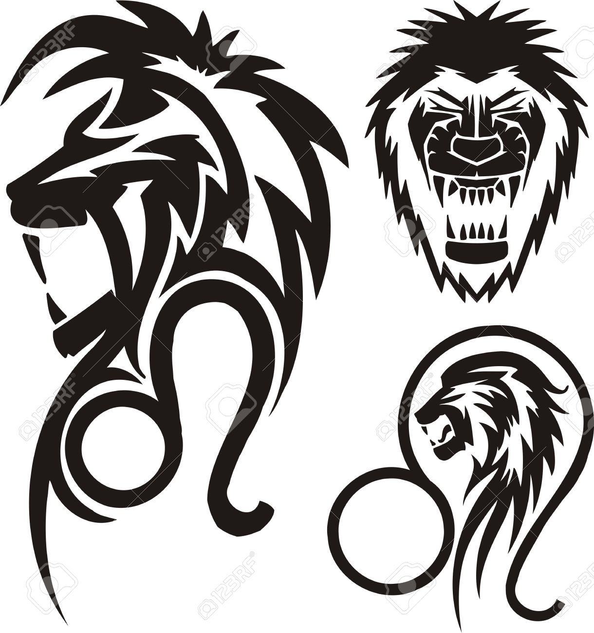 1220x1300 Tribal Clipart Lion