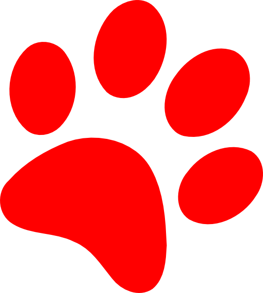 534x595 Lion Paw Print Clipart