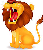 146x170 Lion Roar Clip Art