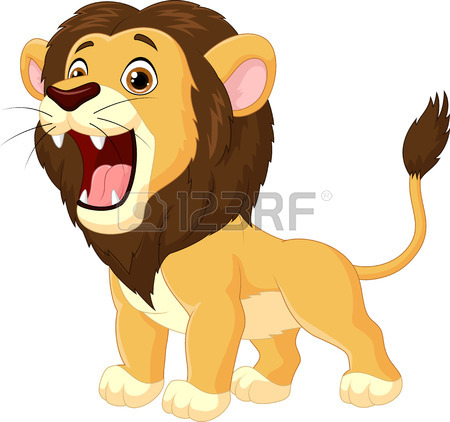 Lion Roaring Clipart
