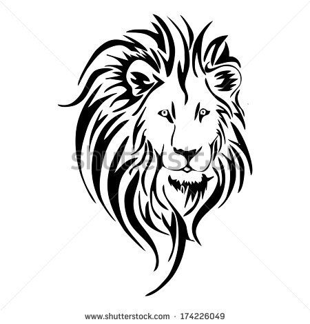 450x470 Lions Head Clip Art