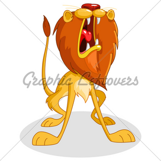 325x325 African Lion Roaring Portrait In Black And White Gl Stock Images
