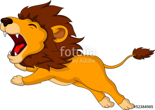 500x356 Angry Head Lion Cartoon Roaring Stock Image And Royalty Free