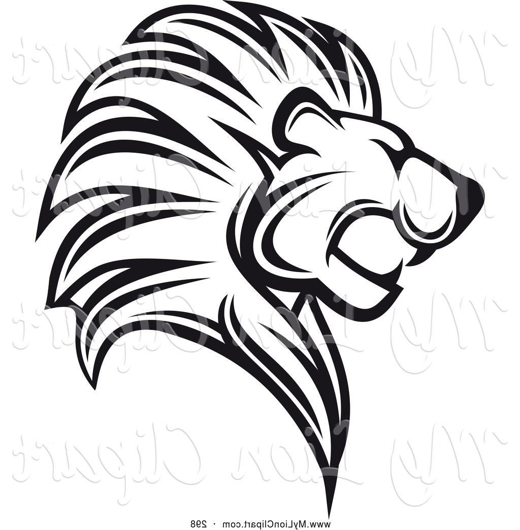 1024x1044 Unique Clipart Of Black And White Roaring Lion Logo By Vector