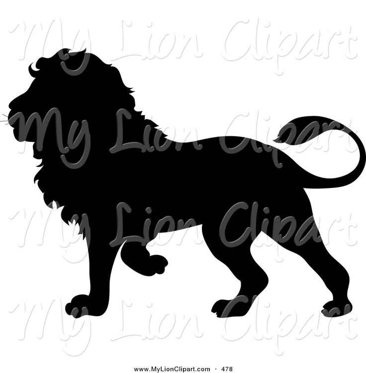 736x750 The Best Lion Silhouette Ideas Lion Stencil