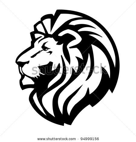 450x470 Lion Icons And Lion Silhouette Tattoo Ideas