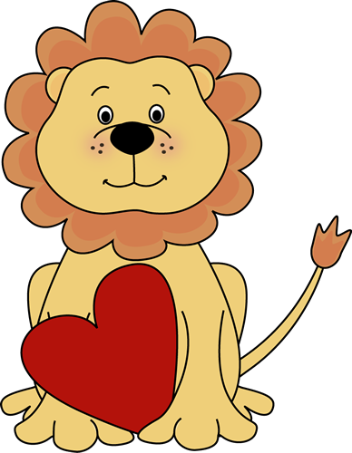 388x500 Cute Lion Clipart