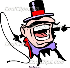 300x289 Cartoon Lion Tamer Vector Clip Art