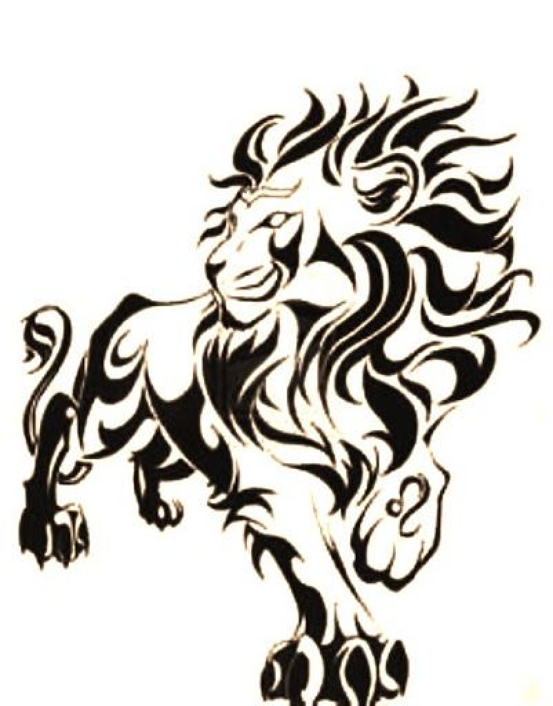 802x1024 Unique Tattoo Style Concepts Tribal Lion Tattoo For Men And Women