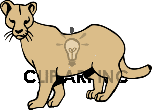 300x218 Lioness Clipart