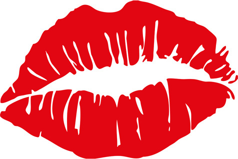476x318 Lips Clipart Silhouette
