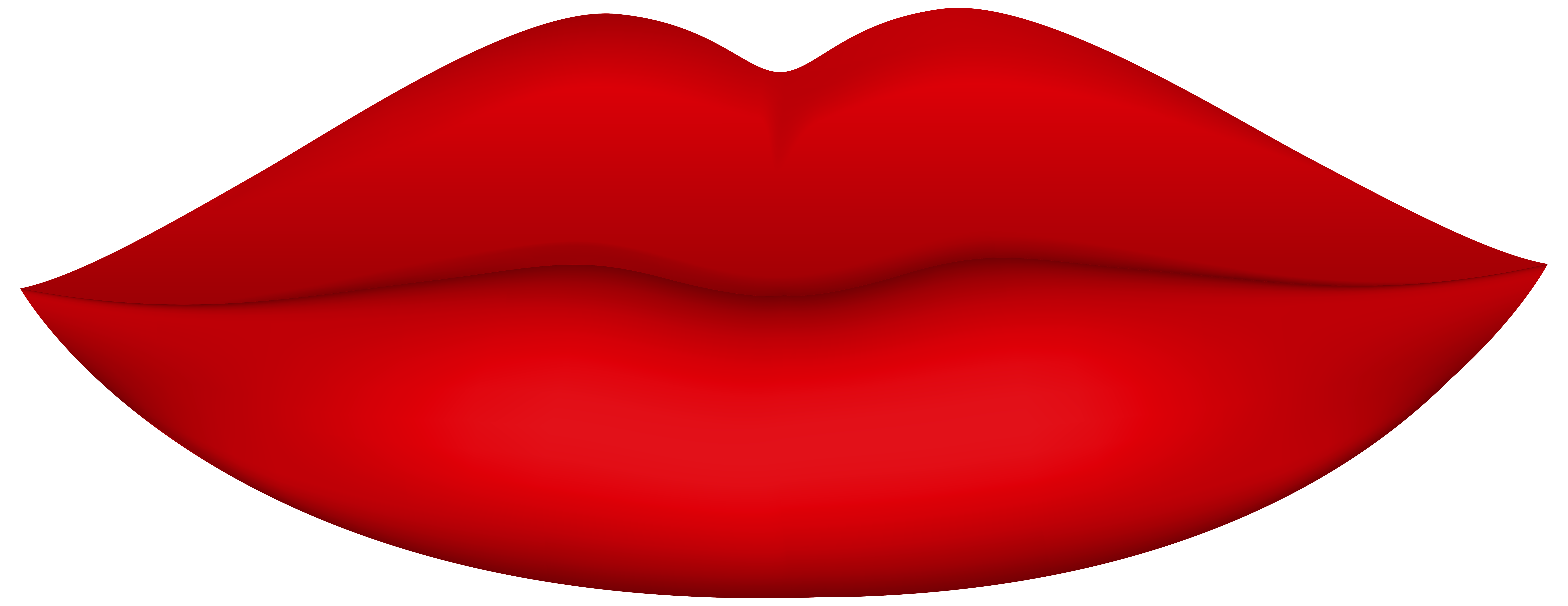 8000x3090 Red Lips Png Clip Art