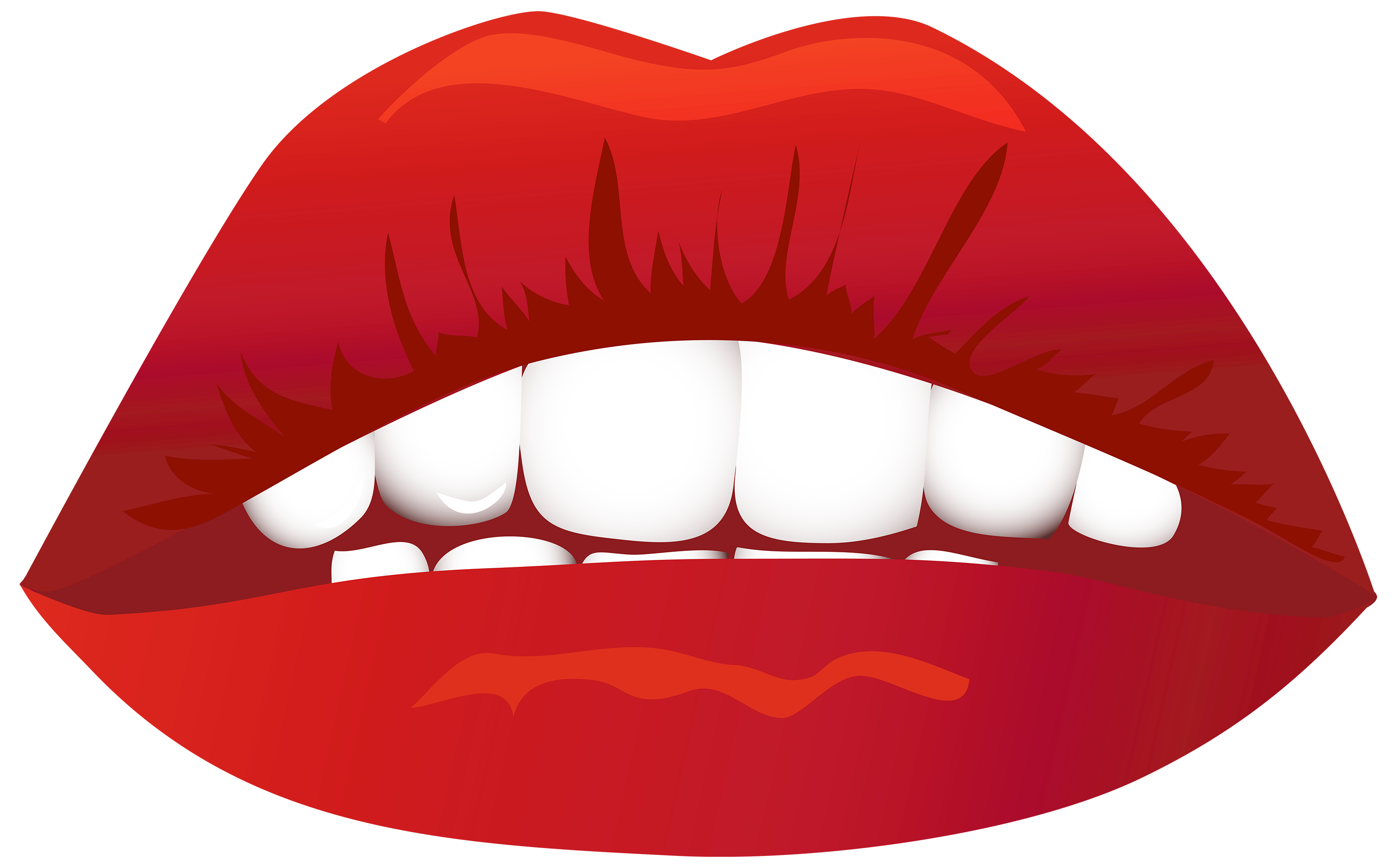 3000x1867 Lips Png Clipart Image