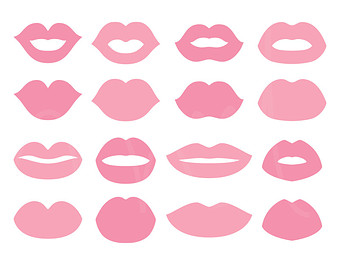 340x270 Lips Clip Art Etsy