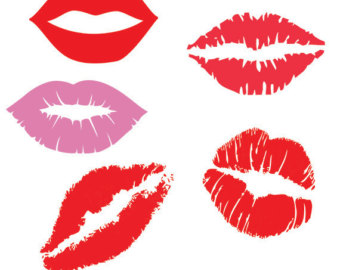 340x270 Lips Clipart Etsy