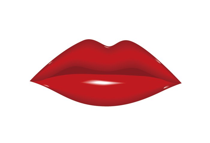 700x478 Red Lips Clip Art