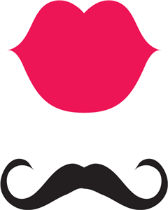 240x300 Mustache And Lips Clipart