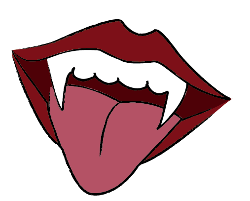 507x407 Vampire Lips Clipart