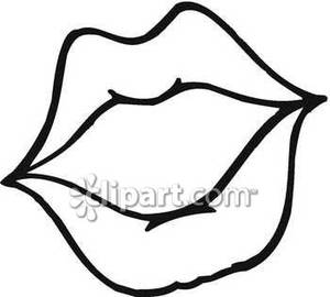 300x270 Black And White Set Of Lips