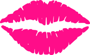 298x183 Hot Pink Lips Clip Art
