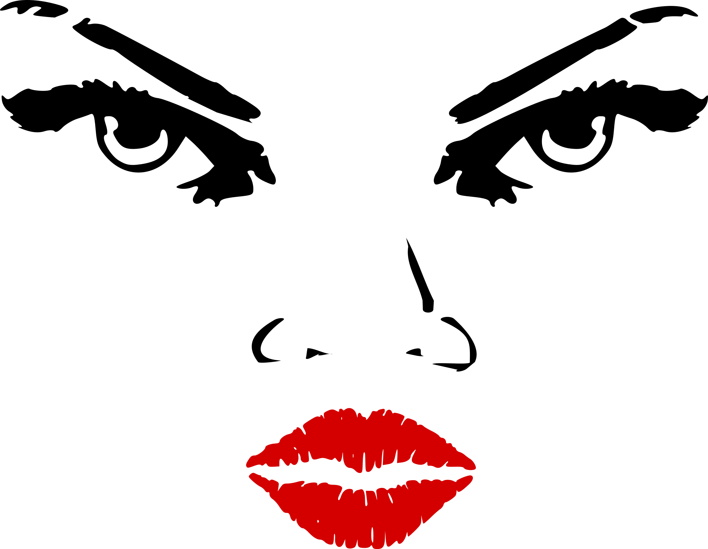 2400x1860 Lips Clipart Nose