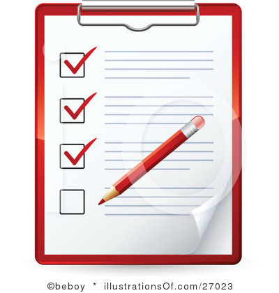 400x420 List Clipart Free