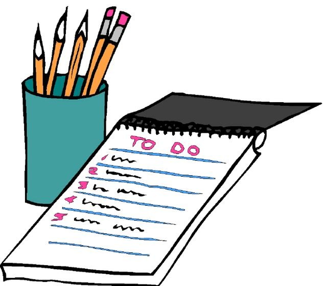 640x560 To Do List Clipart To Do List Template