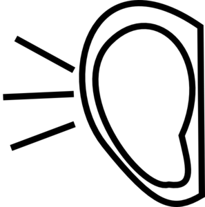 297x300 Right Ear Clip Art