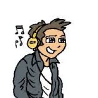 200x200 Listening To Music Clipart