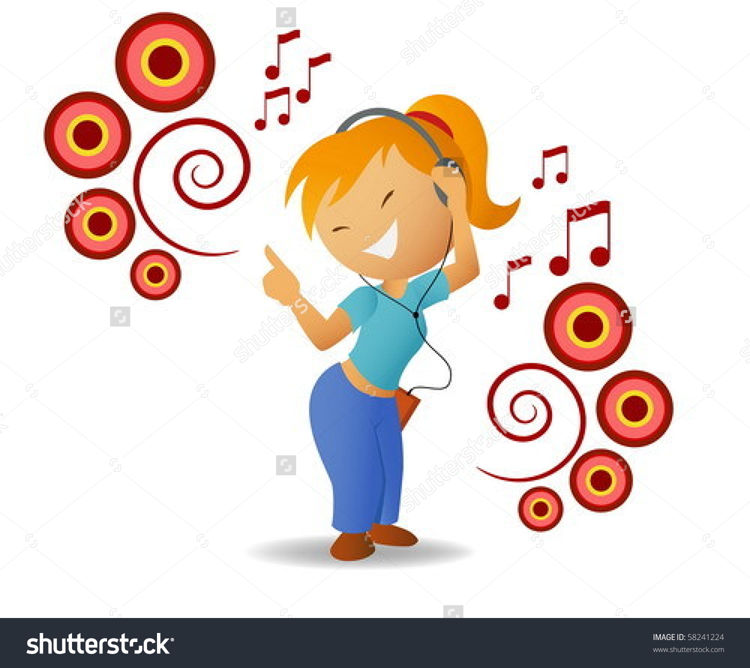1500x1336 Woman Listening Music Headphones Clipart, Explore Pictures