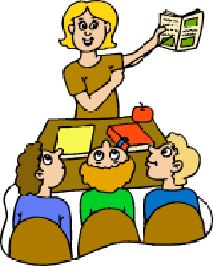 300x375 Kids Listening To Teacher Clipart