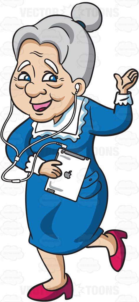 471x1024 An Old Woman Listening To Music On Her Ipad