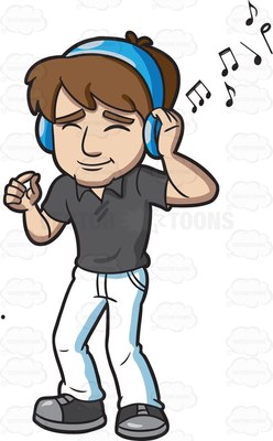 248x400 Music Player Clipart