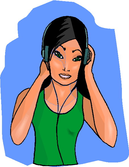 455x589 Best Listening To Music Clipart