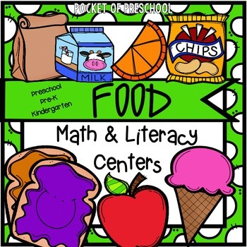 350x350 Food And Nutrition Math Amp Literacy Centers For Preschool, Pre K
