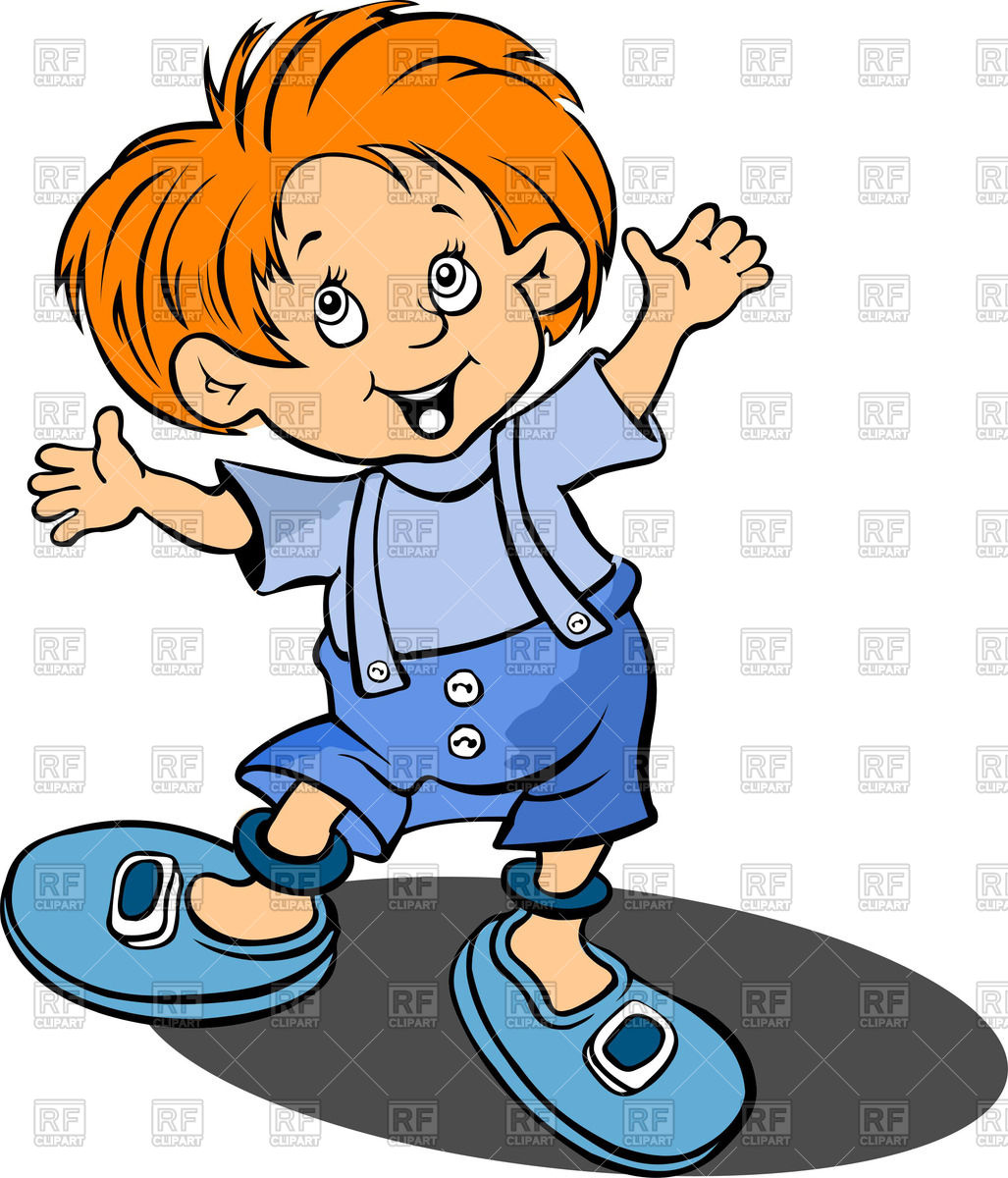 1027x1200 Red Haired Happy Little Boy Royalty Free Vector Clip Art Image