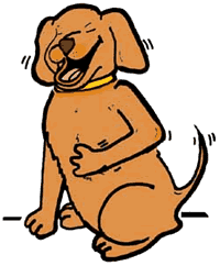 200x242 Dog Laughing Clipart