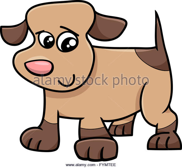 583x540 Cartoon Illustration Cute Dog Puppy Stock Photos Amp Cartoon