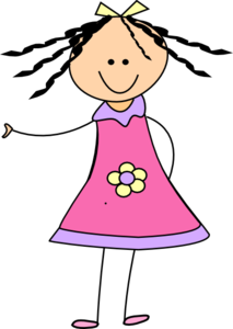 213x300 Little Girl Clip Art
